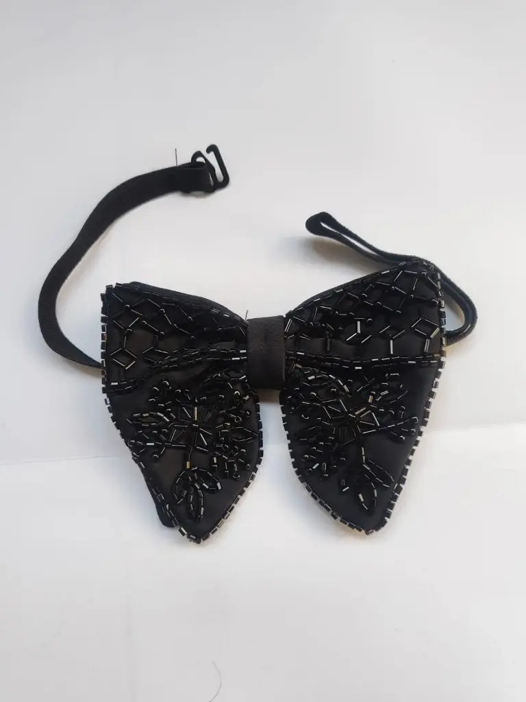 Hand Work Black Tom Ford Men's Bow Tie 002