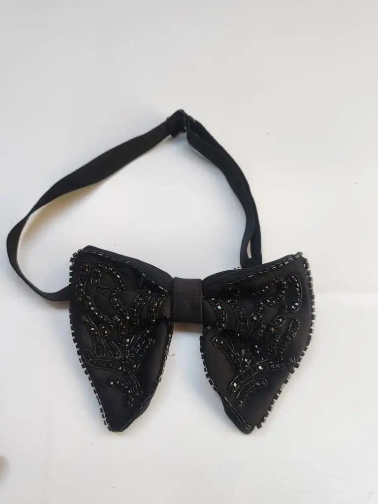 Hand Work Black Tom Ford Men's Bow Tie 003