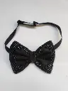Hand Work Black Normal Men's Bow Tie 009