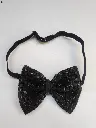 Hand Work Black Normal Men's Bow Tie 0010