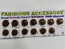 Metal Button Maroon Color 7 Big 6 Small  002