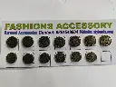 Metal Button Green Color 7 Big 6 Small 003