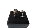 Cufflinks Bass sliver color lion face