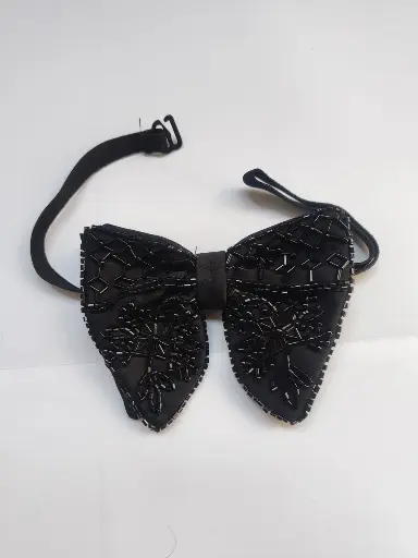 Hand Work Black Tom Ford Men's Bow Tie 002