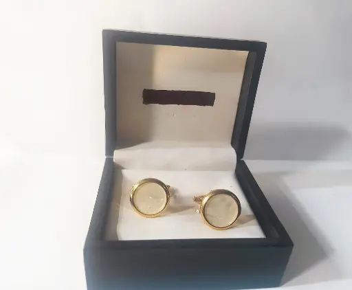 Cufflinks mop gold color CM004